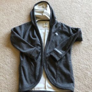 Abercrombie sweatshirt cardigan
